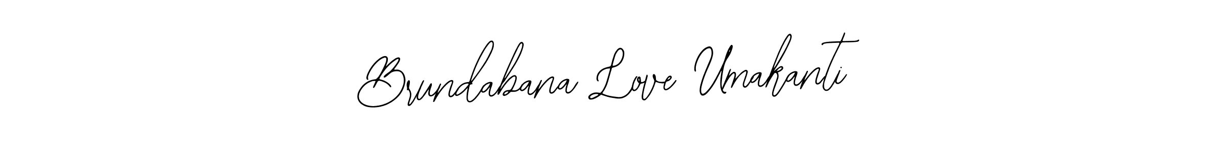 Make a beautiful signature design for name Brundabana Love Umakanti. Use this online signature maker to create a handwritten signature for free. Brundabana Love Umakanti signature style 12 images and pictures png