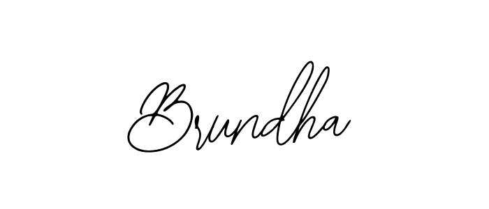 Design your own signature with our free online signature maker. With this signature software, you can create a handwritten (Bearetta-2O07w) signature for name Brundha. Brundha signature style 12 images and pictures png