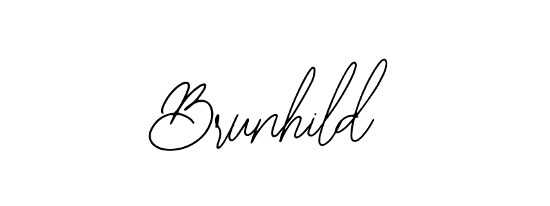 How to make Brunhild name signature. Use Bearetta-2O07w style for creating short signs online. This is the latest handwritten sign. Brunhild signature style 12 images and pictures png