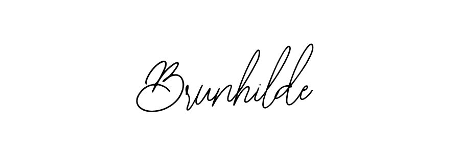 You should practise on your own different ways (Bearetta-2O07w) to write your name (Brunhilde) in signature. don't let someone else do it for you. Brunhilde signature style 12 images and pictures png