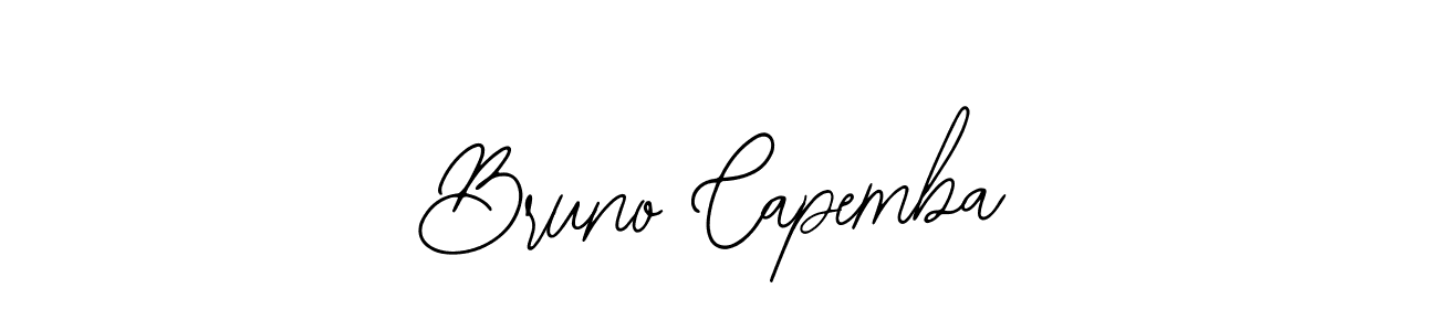 Use a signature maker to create a handwritten signature online. With this signature software, you can design (Bearetta-2O07w) your own signature for name Bruno Capemba. Bruno Capemba signature style 12 images and pictures png