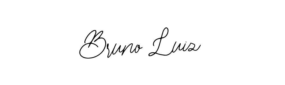 How to make Bruno Luiz name signature. Use Bearetta-2O07w style for creating short signs online. This is the latest handwritten sign. Bruno Luiz signature style 12 images and pictures png