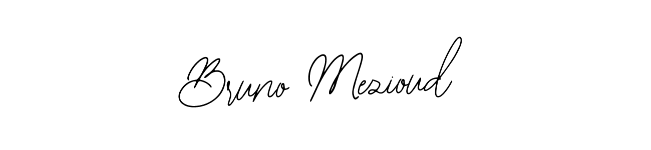 How to Draw Bruno Mezioud signature style? Bearetta-2O07w is a latest design signature styles for name Bruno Mezioud. Bruno Mezioud signature style 12 images and pictures png