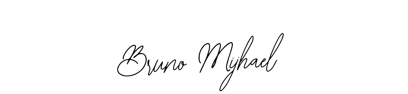 if you are searching for the best signature style for your name Bruno Mijhael. so please give up your signature search. here we have designed multiple signature styles  using Bearetta-2O07w. Bruno Mijhael signature style 12 images and pictures png