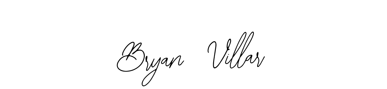 Similarly Bearetta-2O07w is the best handwritten signature design. Signature creator online .You can use it as an online autograph creator for name Bryan  Villar. Bryan  Villar signature style 12 images and pictures png