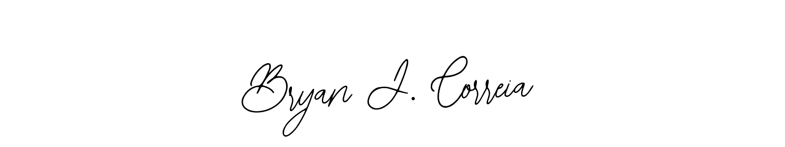 Similarly Bearetta-2O07w is the best handwritten signature design. Signature creator online .You can use it as an online autograph creator for name Bryan J. Correia. Bryan J. Correia signature style 12 images and pictures png