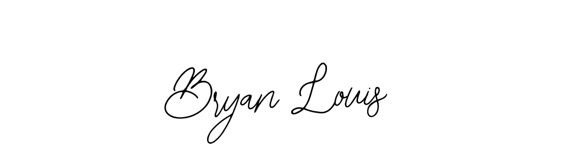 Design your own signature with our free online signature maker. With this signature software, you can create a handwritten (Bearetta-2O07w) signature for name Bryan Louis. Bryan Louis signature style 12 images and pictures png