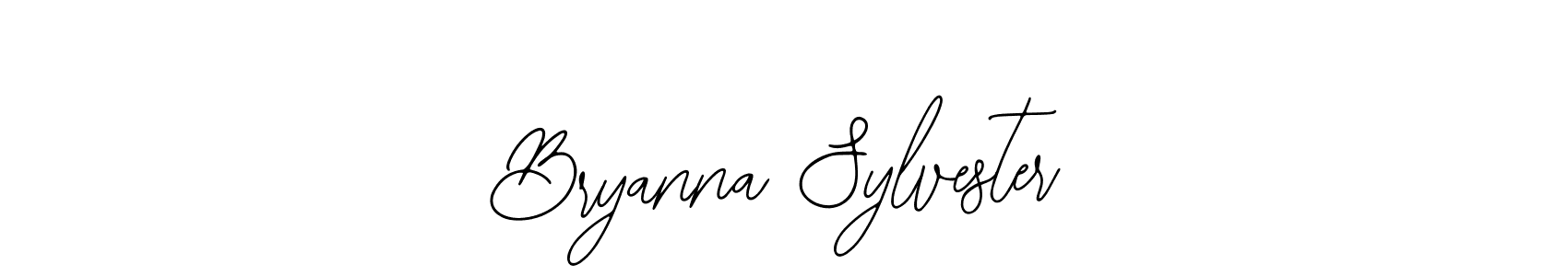 Make a beautiful signature design for name Bryanna Sylvester. Use this online signature maker to create a handwritten signature for free. Bryanna Sylvester signature style 12 images and pictures png