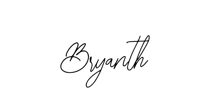 You can use this online signature creator to create a handwritten signature for the name Bryanth. This is the best online autograph maker. Bryanth signature style 12 images and pictures png