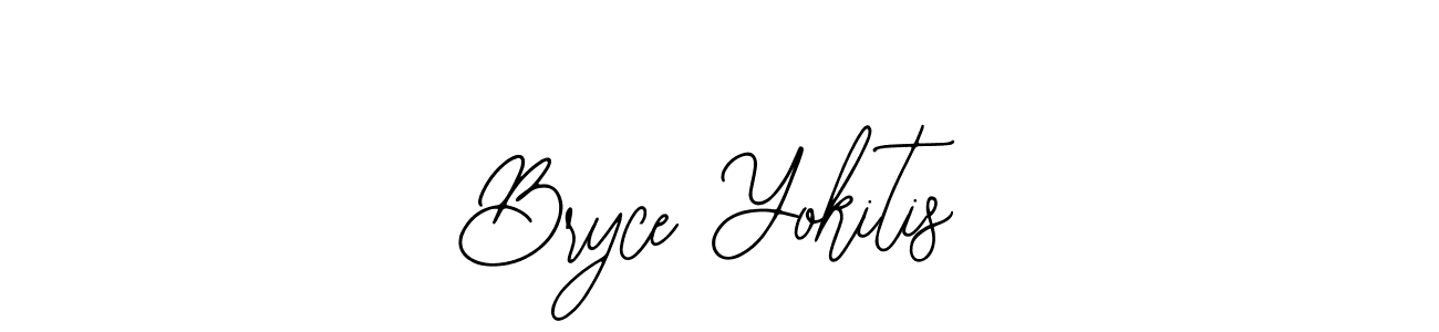 Use a signature maker to create a handwritten signature online. With this signature software, you can design (Bearetta-2O07w) your own signature for name Bryce Yokitis. Bryce Yokitis signature style 12 images and pictures png