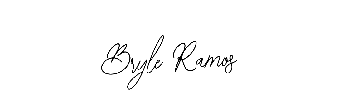 Use a signature maker to create a handwritten signature online. With this signature software, you can design (Bearetta-2O07w) your own signature for name Bryle Ramos. Bryle Ramos signature style 12 images and pictures png