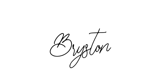 You should practise on your own different ways (Bearetta-2O07w) to write your name (Bryston) in signature. don't let someone else do it for you. Bryston signature style 12 images and pictures png