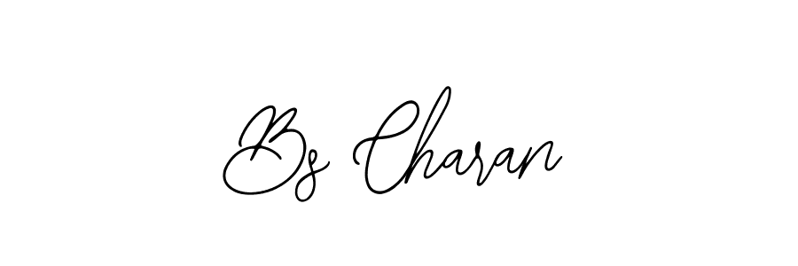 Similarly Bearetta-2O07w is the best handwritten signature design. Signature creator online .You can use it as an online autograph creator for name Bs Charan. Bs Charan signature style 12 images and pictures png