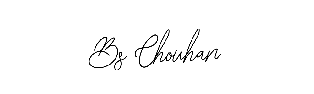 Use a signature maker to create a handwritten signature online. With this signature software, you can design (Bearetta-2O07w) your own signature for name Bs Chouhan. Bs Chouhan signature style 12 images and pictures png