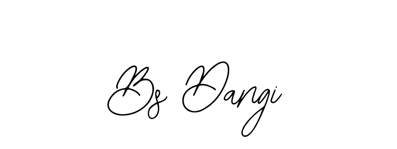 Bearetta-2O07w is a professional signature style that is perfect for those who want to add a touch of class to their signature. It is also a great choice for those who want to make their signature more unique. Get Bs Dangi name to fancy signature for free. Bs Dangi signature style 12 images and pictures png