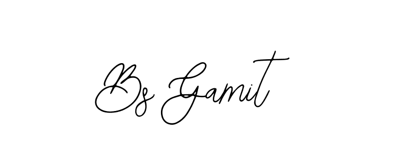 Make a beautiful signature design for name Bs Gamit. Use this online signature maker to create a handwritten signature for free. Bs Gamit signature style 12 images and pictures png