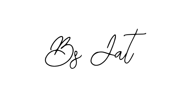 Design your own signature with our free online signature maker. With this signature software, you can create a handwritten (Bearetta-2O07w) signature for name Bs Jat. Bs Jat signature style 12 images and pictures png