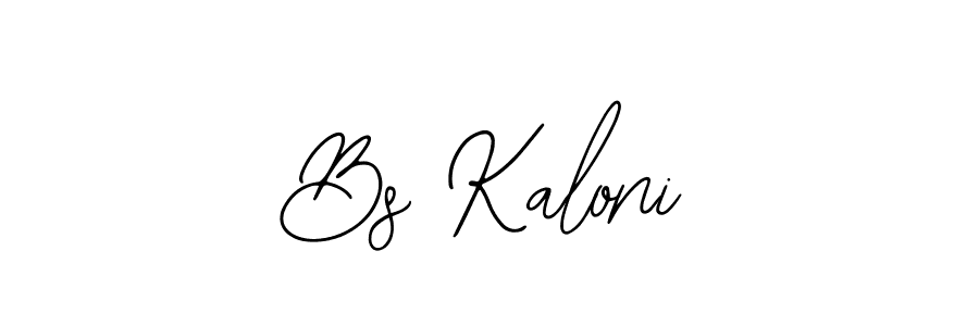 Make a short Bs Kaloni signature style. Manage your documents anywhere anytime using Bearetta-2O07w. Create and add eSignatures, submit forms, share and send files easily. Bs Kaloni signature style 12 images and pictures png