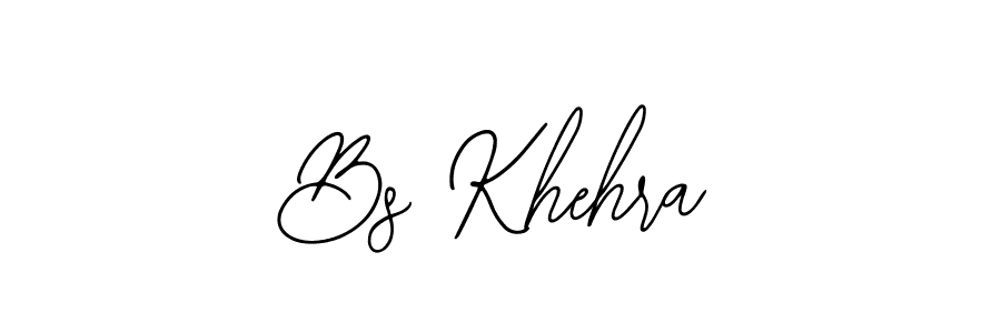 Make a beautiful signature design for name Bs Khehra. Use this online signature maker to create a handwritten signature for free. Bs Khehra signature style 12 images and pictures png