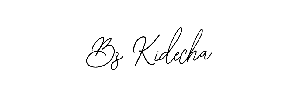 Make a beautiful signature design for name Bs Kidecha. Use this online signature maker to create a handwritten signature for free. Bs Kidecha signature style 12 images and pictures png