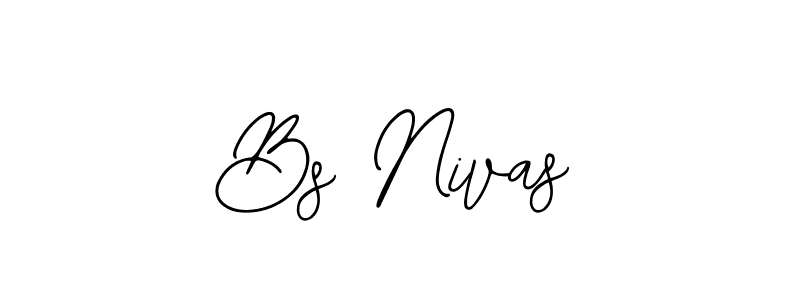 How to Draw Bs Nivas signature style? Bearetta-2O07w is a latest design signature styles for name Bs Nivas. Bs Nivas signature style 12 images and pictures png