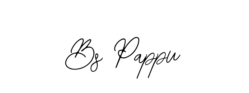 Design your own signature with our free online signature maker. With this signature software, you can create a handwritten (Bearetta-2O07w) signature for name Bs Pappu. Bs Pappu signature style 12 images and pictures png