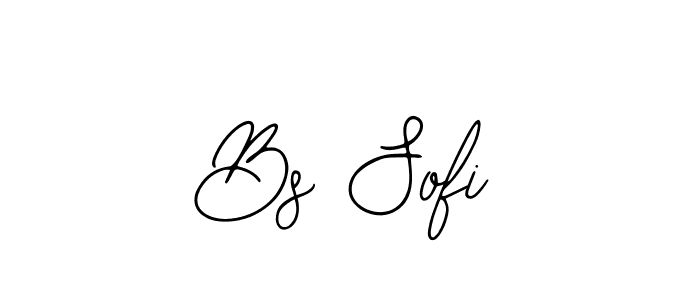 Also we have Bs Sofi name is the best signature style. Create professional handwritten signature collection using Bearetta-2O07w autograph style. Bs Sofi signature style 12 images and pictures png