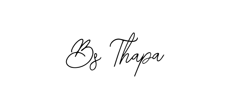 Bs Thapa stylish signature style. Best Handwritten Sign (Bearetta-2O07w) for my name. Handwritten Signature Collection Ideas for my name Bs Thapa. Bs Thapa signature style 12 images and pictures png