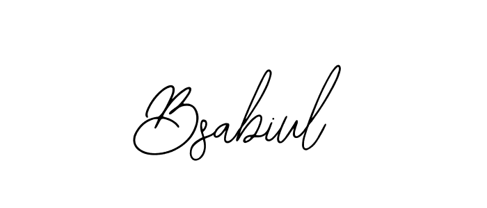Bsabiul stylish signature style. Best Handwritten Sign (Bearetta-2O07w) for my name. Handwritten Signature Collection Ideas for my name Bsabiul. Bsabiul signature style 12 images and pictures png