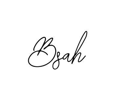 Use a signature maker to create a handwritten signature online. With this signature software, you can design (Bearetta-2O07w) your own signature for name Bsah. Bsah signature style 12 images and pictures png