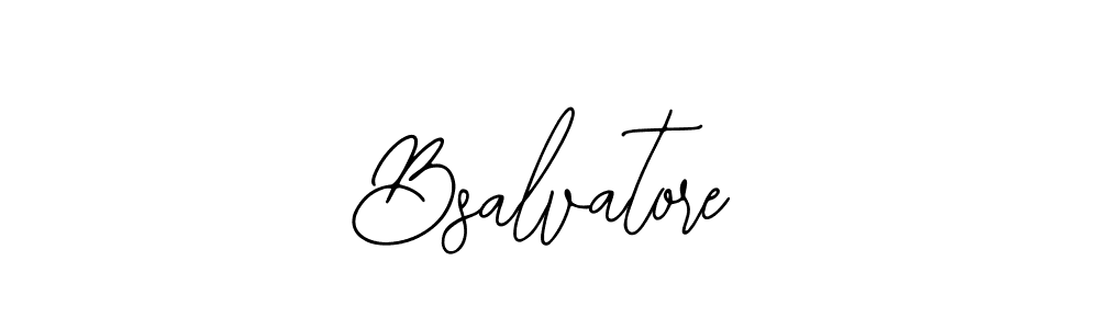 Design your own signature with our free online signature maker. With this signature software, you can create a handwritten (Bearetta-2O07w) signature for name Bsalvatore. Bsalvatore signature style 12 images and pictures png