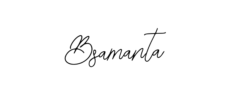 Bearetta-2O07w is a professional signature style that is perfect for those who want to add a touch of class to their signature. It is also a great choice for those who want to make their signature more unique. Get Bsamanta name to fancy signature for free. Bsamanta signature style 12 images and pictures png