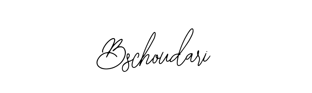 Also we have Bschoudari name is the best signature style. Create professional handwritten signature collection using Bearetta-2O07w autograph style. Bschoudari signature style 12 images and pictures png