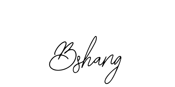 Also we have Bshang name is the best signature style. Create professional handwritten signature collection using Bearetta-2O07w autograph style. Bshang signature style 12 images and pictures png