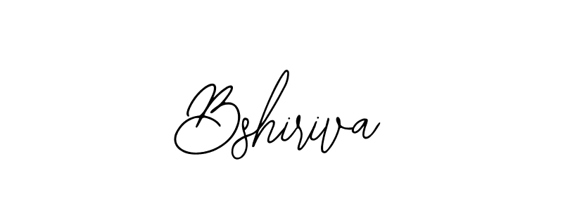 How to make Bshiriva name signature. Use Bearetta-2O07w style for creating short signs online. This is the latest handwritten sign. Bshiriva signature style 12 images and pictures png