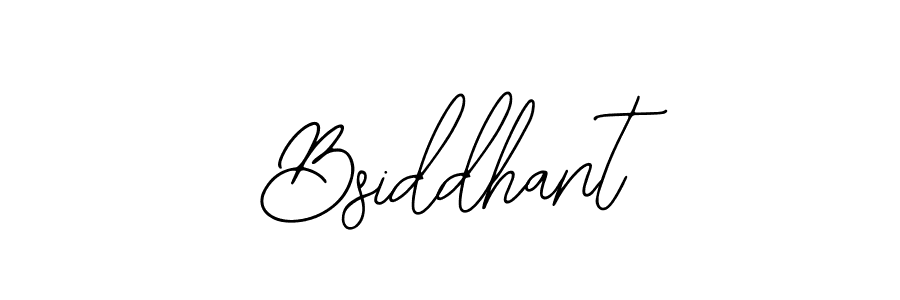 Create a beautiful signature design for name Bsiddhant. With this signature (Bearetta-2O07w) fonts, you can make a handwritten signature for free. Bsiddhant signature style 12 images and pictures png
