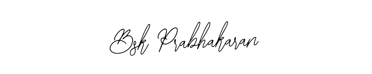 Create a beautiful signature design for name Bsk Prabhakaran. With this signature (Bearetta-2O07w) fonts, you can make a handwritten signature for free. Bsk Prabhakaran signature style 12 images and pictures png