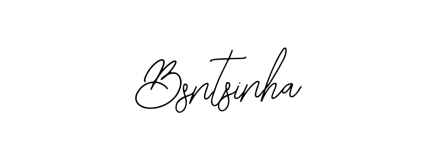 How to make Bsntsinha signature? Bearetta-2O07w is a professional autograph style. Create handwritten signature for Bsntsinha name. Bsntsinha signature style 12 images and pictures png