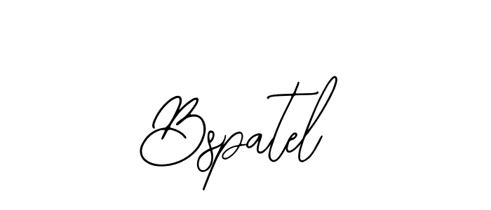 How to make Bspatel signature? Bearetta-2O07w is a professional autograph style. Create handwritten signature for Bspatel name. Bspatel signature style 12 images and pictures png