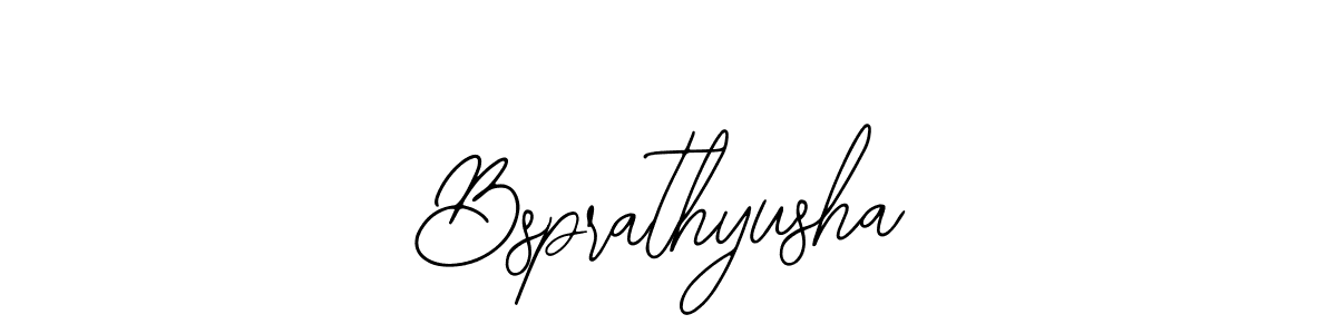 Design your own signature with our free online signature maker. With this signature software, you can create a handwritten (Bearetta-2O07w) signature for name Bsprathyusha. Bsprathyusha signature style 12 images and pictures png