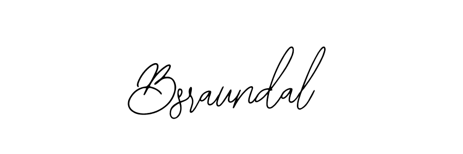 Use a signature maker to create a handwritten signature online. With this signature software, you can design (Bearetta-2O07w) your own signature for name Bsraundal. Bsraundal signature style 12 images and pictures png