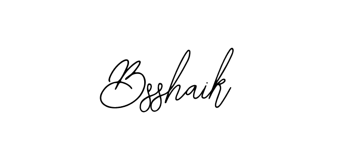 Also we have Bsshaik name is the best signature style. Create professional handwritten signature collection using Bearetta-2O07w autograph style. Bsshaik signature style 12 images and pictures png