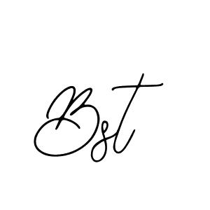 How to make Bst signature? Bearetta-2O07w is a professional autograph style. Create handwritten signature for Bst name. Bst signature style 12 images and pictures png