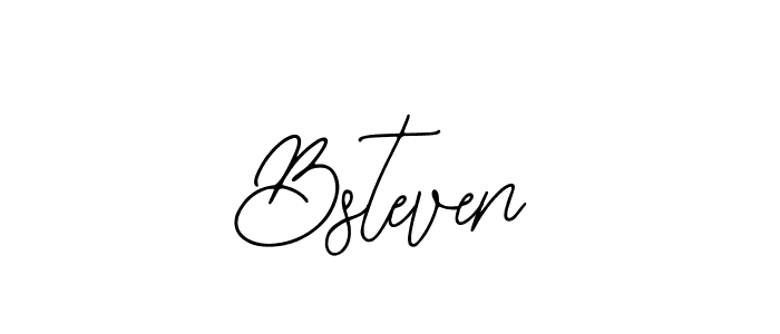 Make a beautiful signature design for name Bsteven. With this signature (Bearetta-2O07w) style, you can create a handwritten signature for free. Bsteven signature style 12 images and pictures png