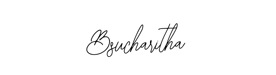 Create a beautiful signature design for name Bsucharitha. With this signature (Bearetta-2O07w) fonts, you can make a handwritten signature for free. Bsucharitha signature style 12 images and pictures png