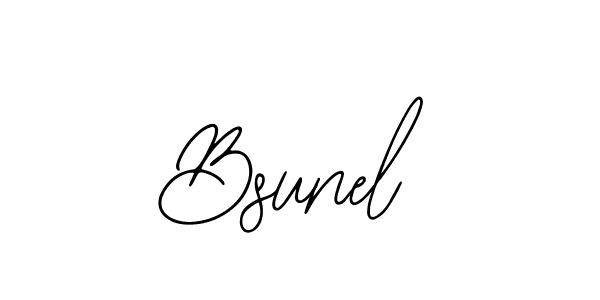 Create a beautiful signature design for name Bsunel. With this signature (Bearetta-2O07w) fonts, you can make a handwritten signature for free. Bsunel signature style 12 images and pictures png