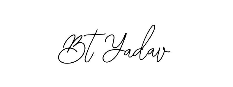 Make a beautiful signature design for name Bt Yadav. Use this online signature maker to create a handwritten signature for free. Bt Yadav signature style 12 images and pictures png