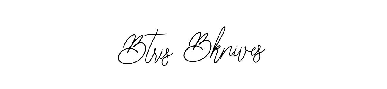 You should practise on your own different ways (Bearetta-2O07w) to write your name (Btris Bknives) in signature. don't let someone else do it for you. Btris Bknives signature style 12 images and pictures png