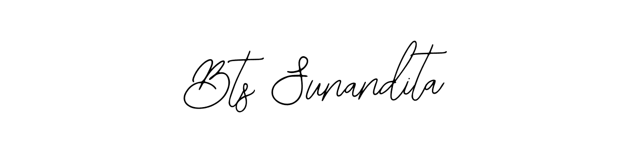 Make a beautiful signature design for name Bts Sunandita. Use this online signature maker to create a handwritten signature for free. Bts Sunandita signature style 12 images and pictures png