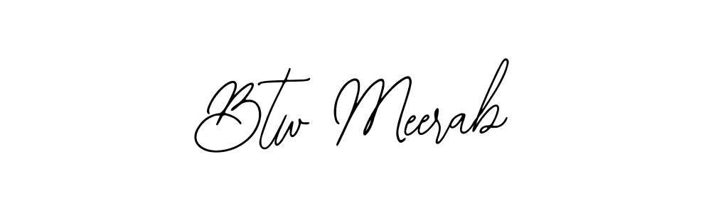 How to Draw Btw Meerab signature style? Bearetta-2O07w is a latest design signature styles for name Btw Meerab. Btw Meerab signature style 12 images and pictures png